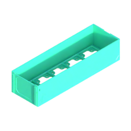 Render of MODULITH 240 Gridfinity Decor Drawer - 1W-1H